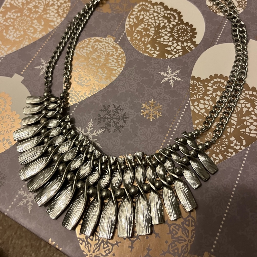 Silver Statement Necklace